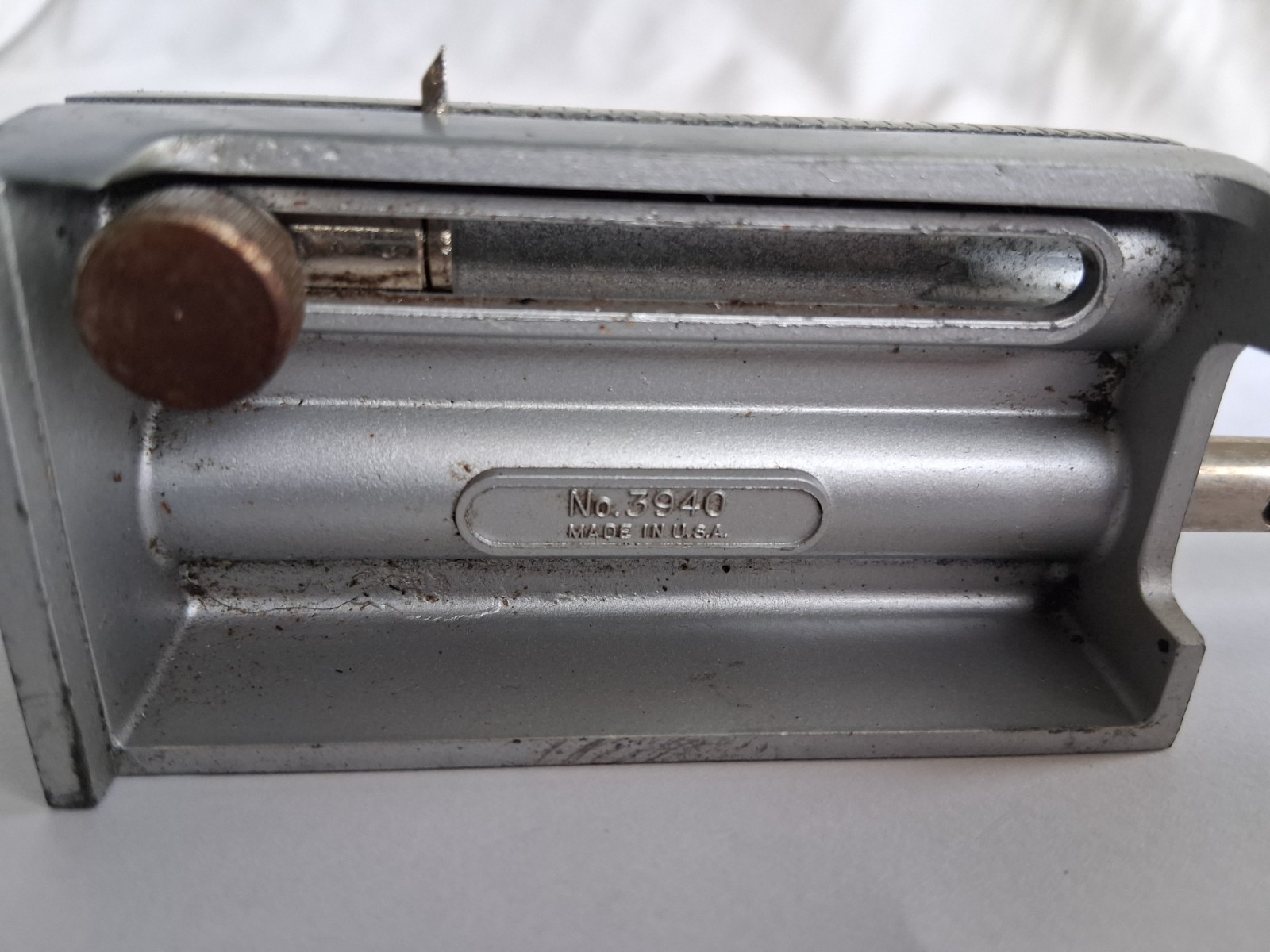 Vintage Craftsman No. 3940 Mortise Butt Gage Marking Scribe Tool - Made in USA