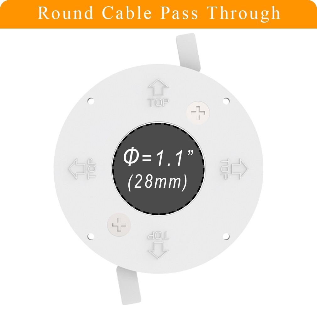 Wall Cable Management Kit In Wall TV Cable Hider Silicone Pass Through 2 Pack