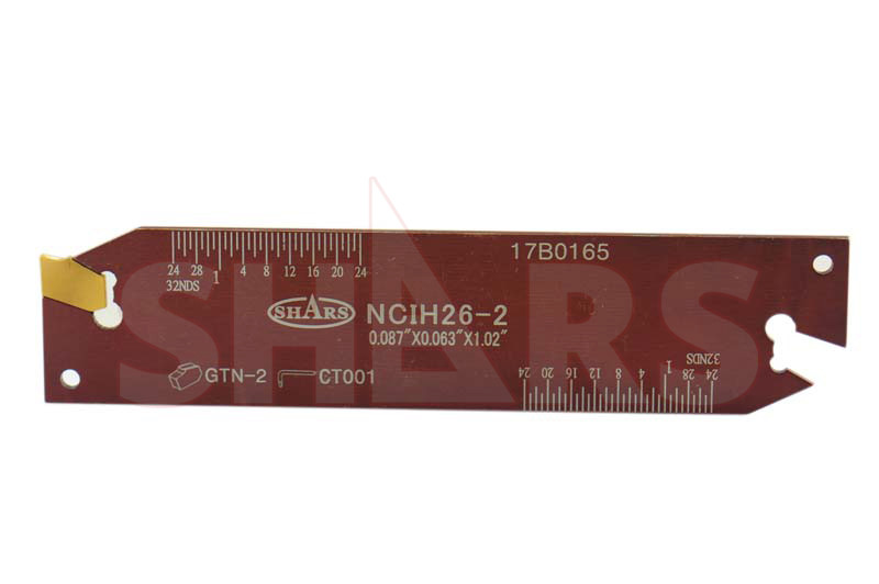 Shars NCIH-26-2-PS 0.087” Grooving / Parting  Blade + 1 Insert !]