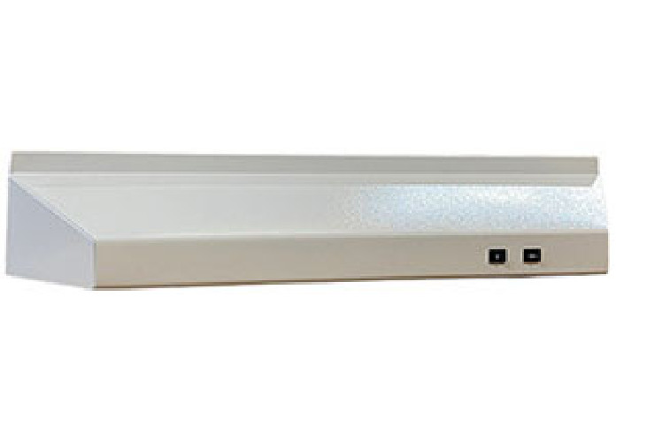 Ventline 42" White Under Cabinet Range Hood - 160 CFM - Vented 120V Made in USA