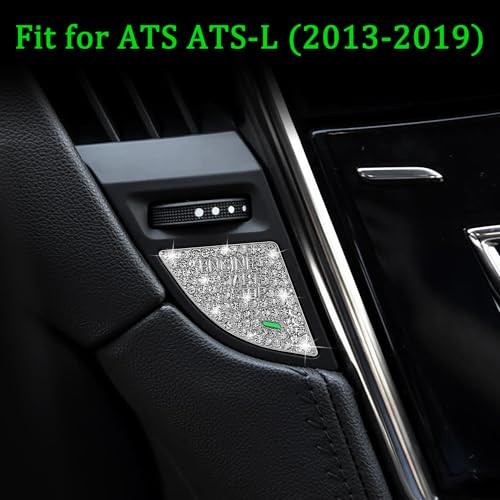 Bling Car Engine Start Stop Button Cover Compatible with Cadillac ATS ATS-L