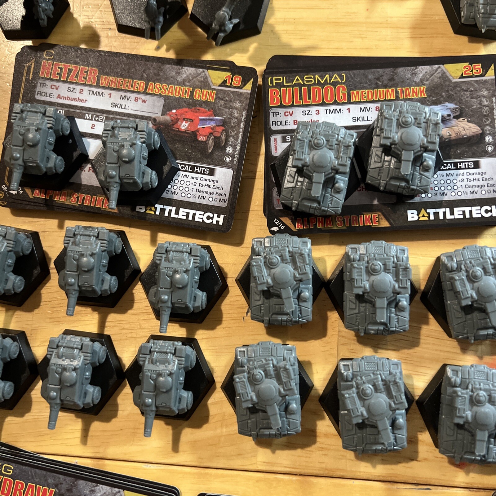Battletech - Large Selection of Individual Vehicles [Mercenaries Kickstarter]