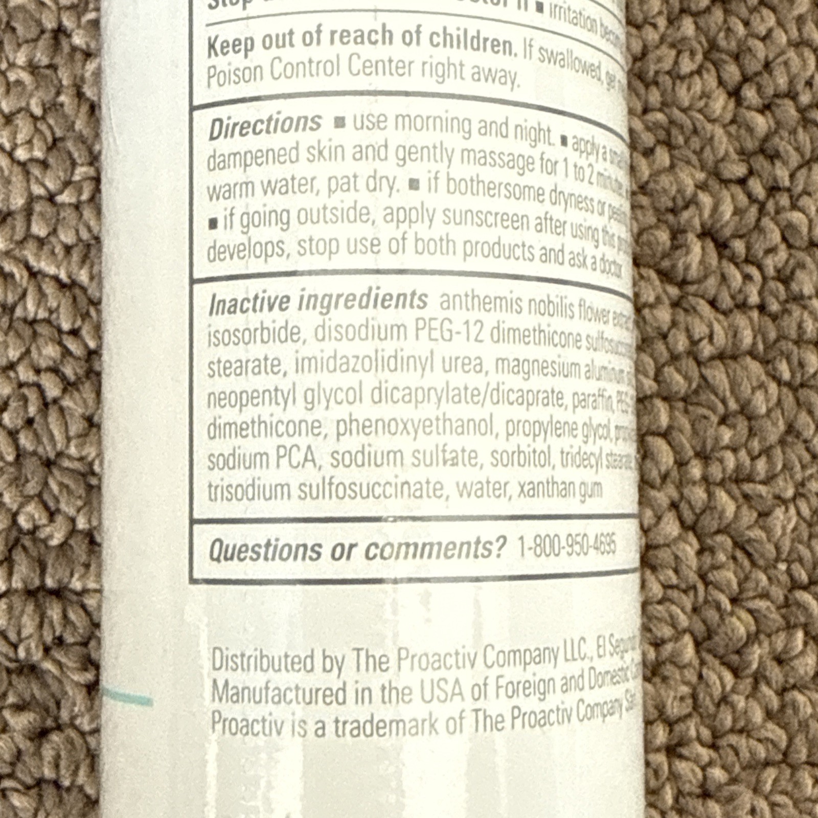 Proactiv Renewing Cleanser Step 1 Proactive Cleanse 90 Day 6oz Exp 11/25 Sealed