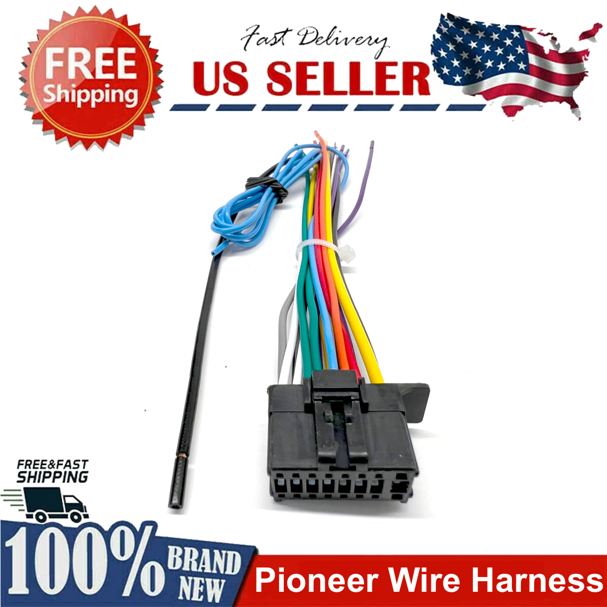 New Wire Harness for PIONEER DMH-1770NEX DMH1770NEX Car Radio Replacement Part