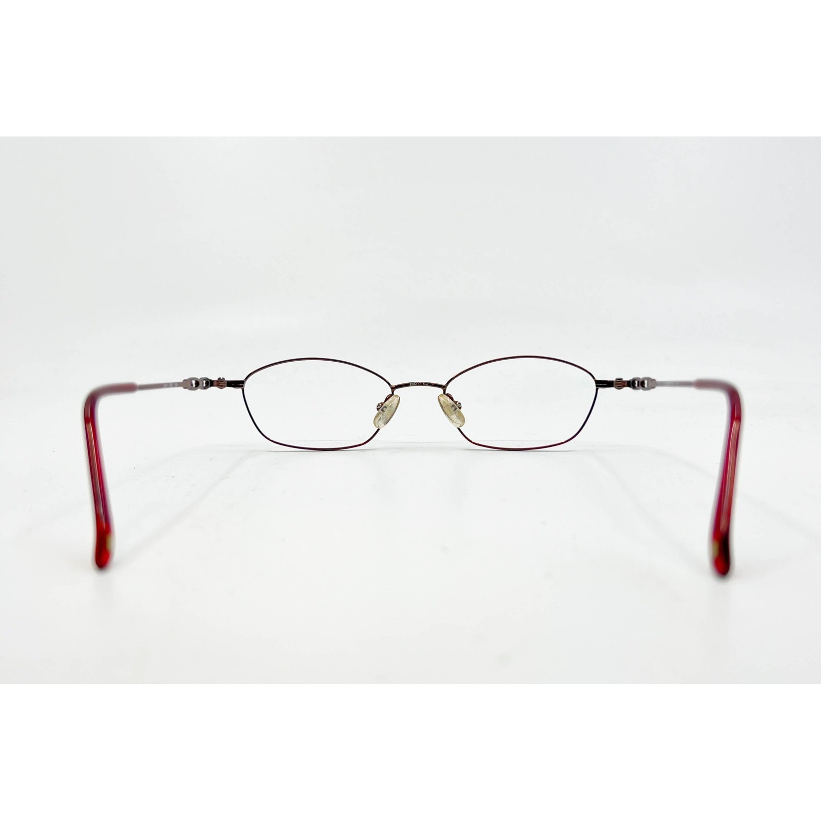 Disney Eyeglasses Kids Brown Oval Metal Frame 46-17-130