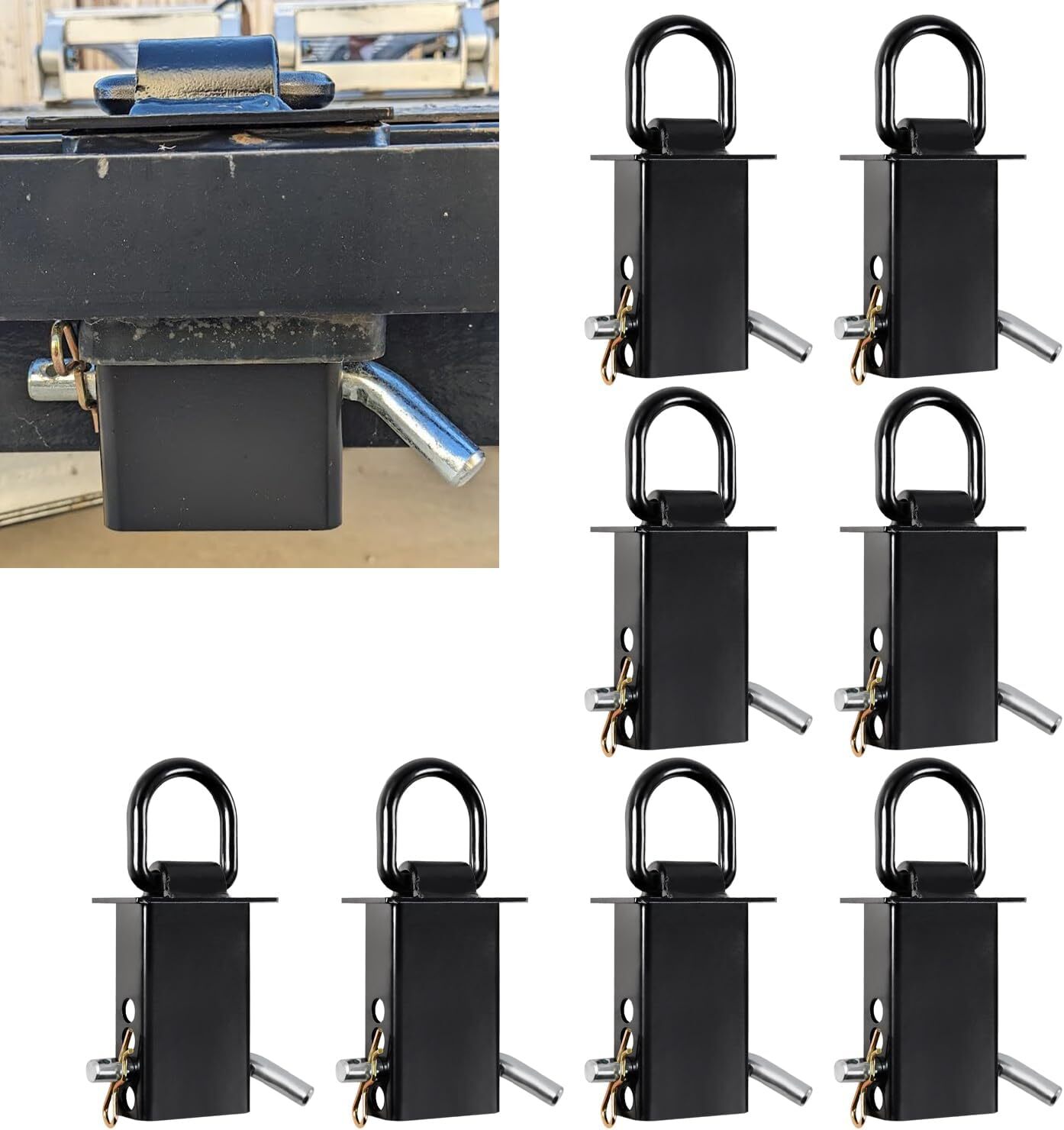 Heavy Duty Stake Pocket D Rings Adjustable 18,000 lbs Stake Pocket D-Ring