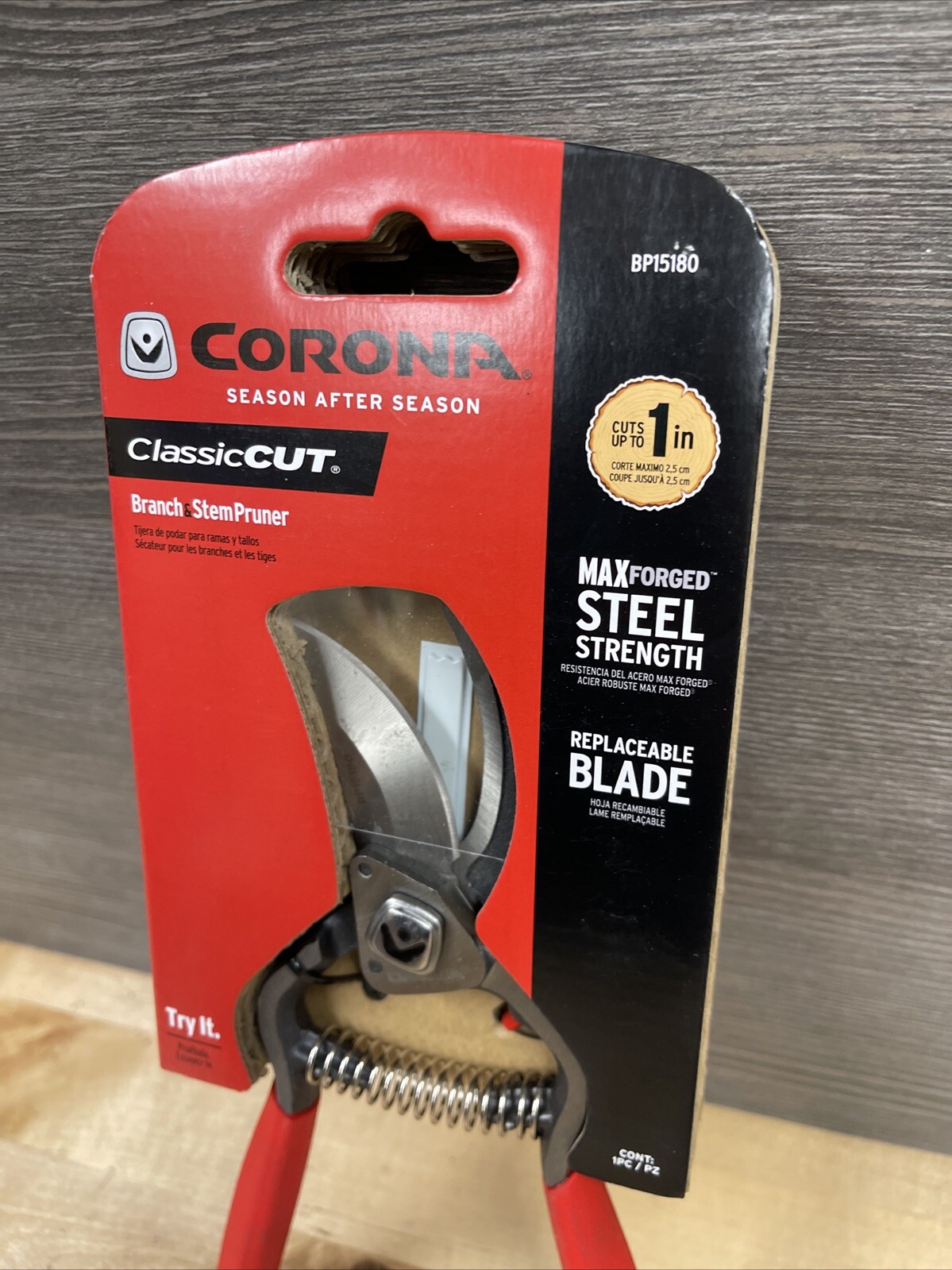 Corona Clipper Forged Classic Cut Branch & Stem Pruner 1-inch BP15180 New