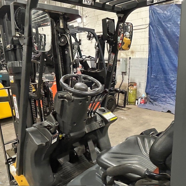 2019 Cat 2C5000 5000lb Used Forklift Triple Mast Sideshift LP Gas 5768 Hours