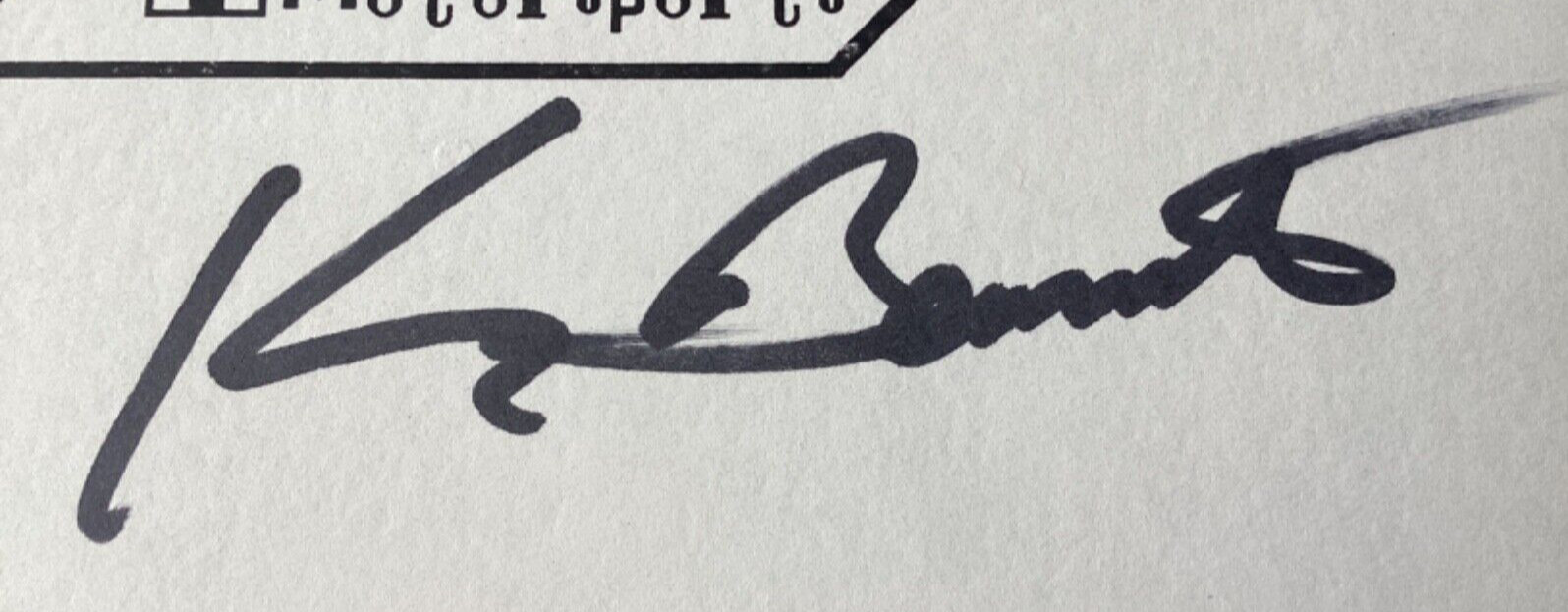 KENNY BERNSTEIN Personally Autographed Signed NHRA DRAG RACING Card FreeShip