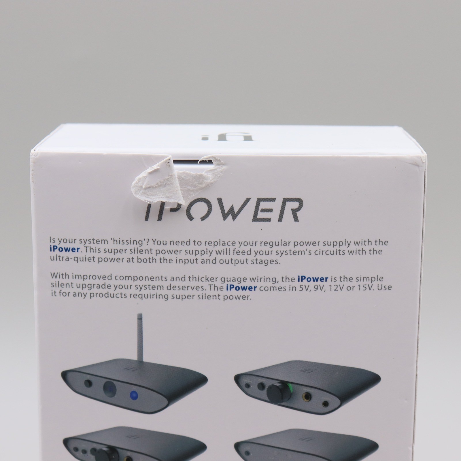iFi SilentPower iPower 12V 1.8A Ultimate Clean Low Noise DC Power Supply Black