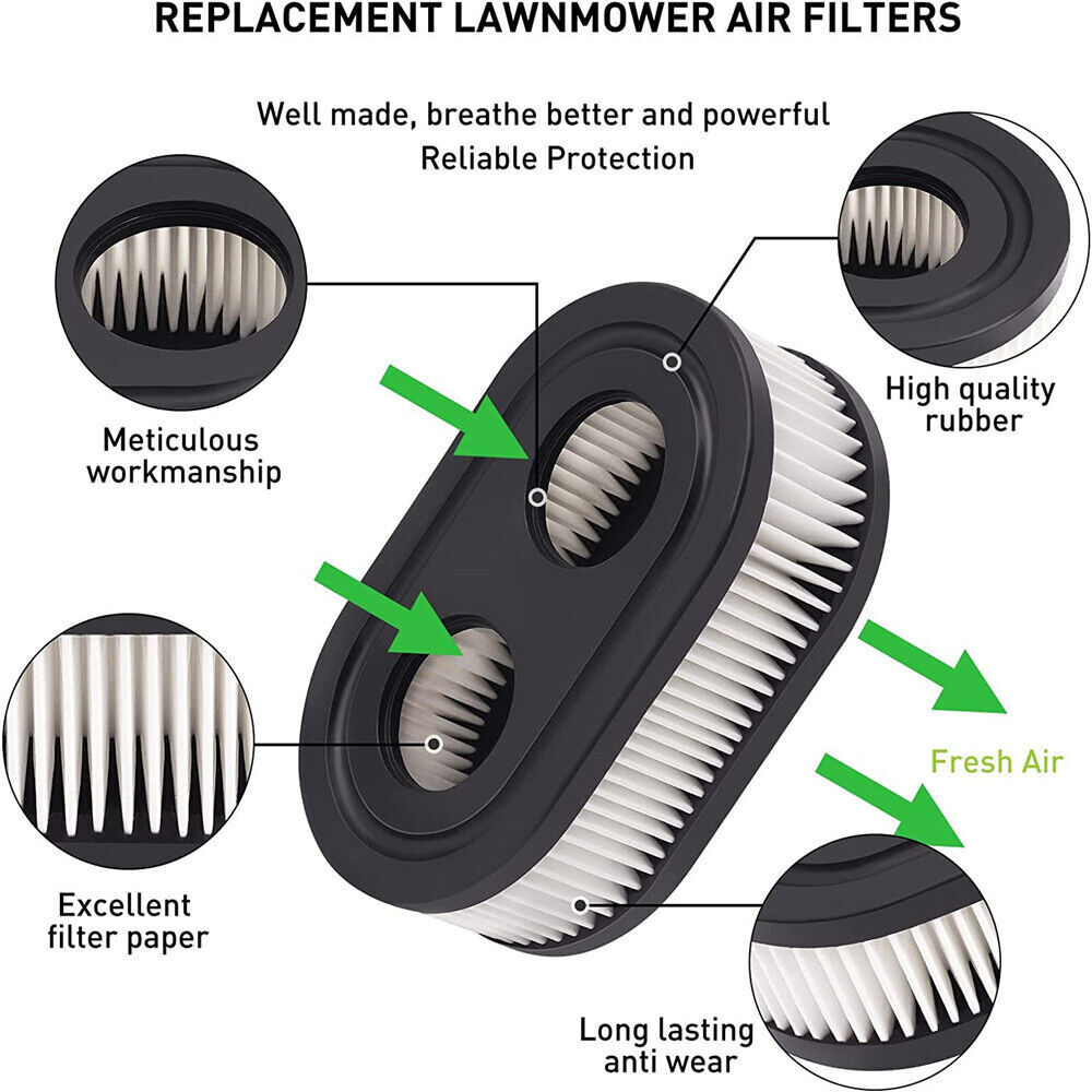 5Pack Air Filter For Briggs & Stratton 798452 593260 5432 5432K Lawn Mower