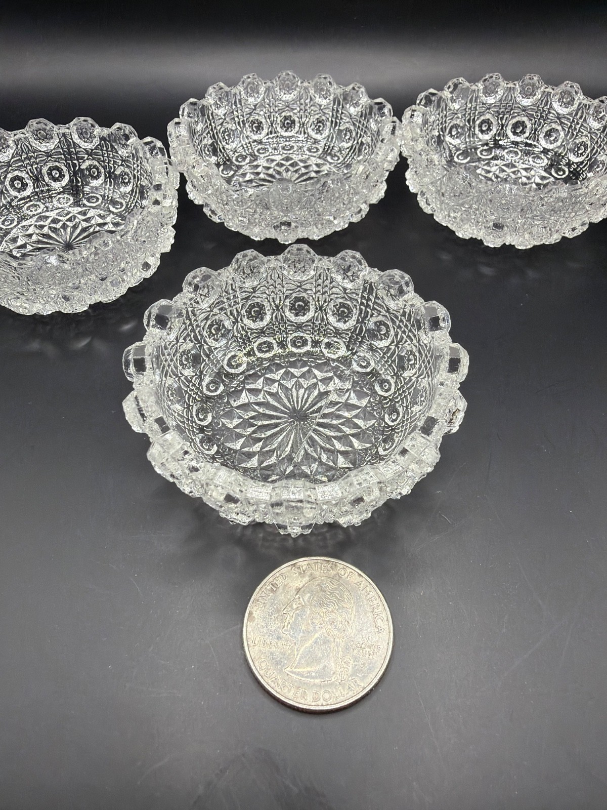 EAPG Antique WESTMORELAND SPECIALTY GLASS OPEN SALT Dish Dip