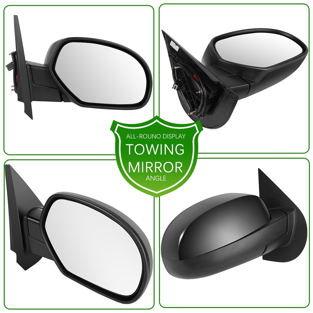 Passenger Side Power Door Mirror For 07-13 Chevrolet Silverado GMC Sierra Pickup