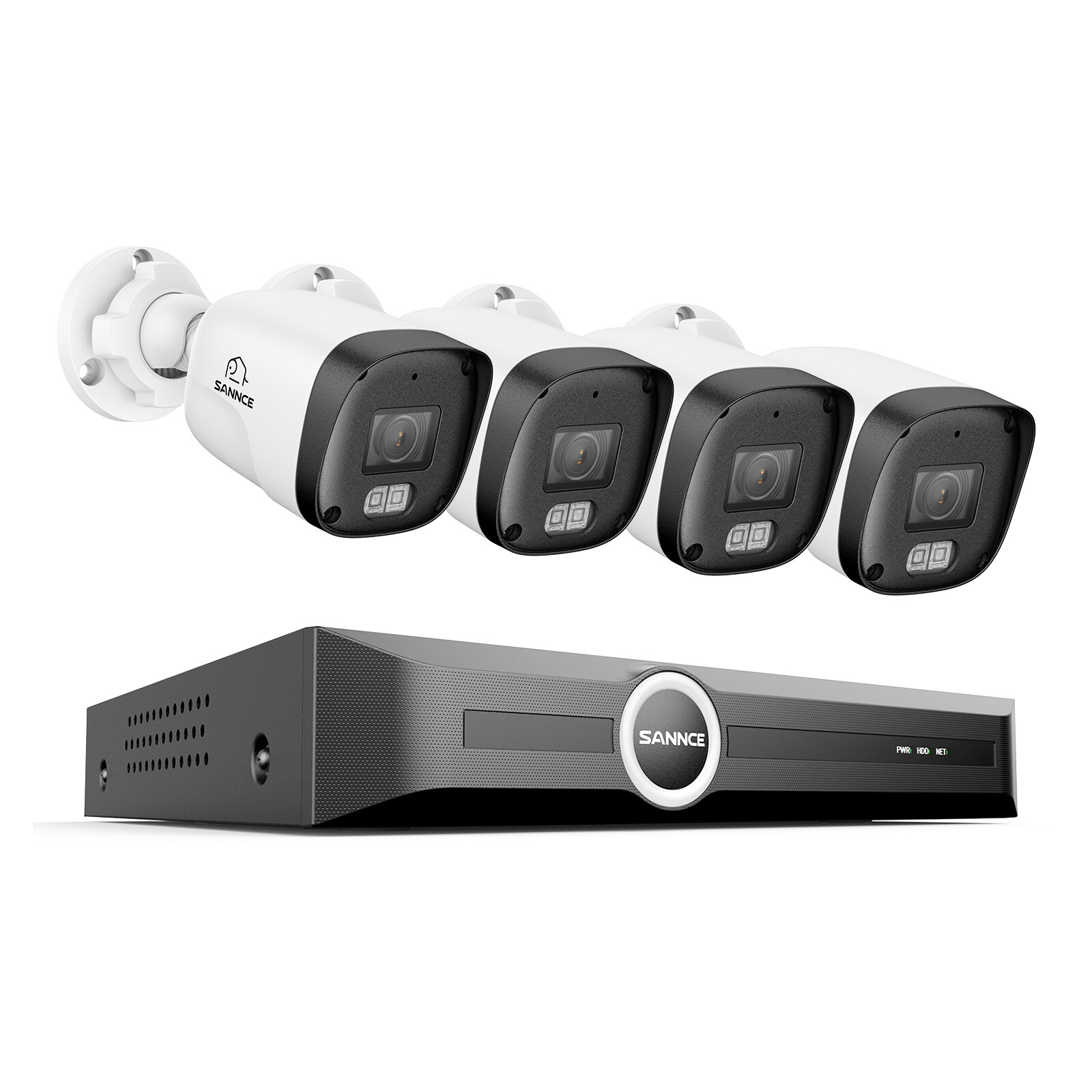 SANNCE 8CH 6MP NVR 3MP Home POE IP Security Camera System Audio Recording CCTV