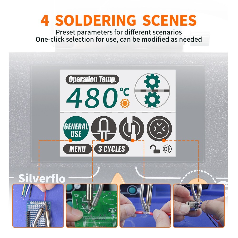 928DT-II 230W Auto Feed Digital Soldering Station with Tin Wire Feeder Soldering