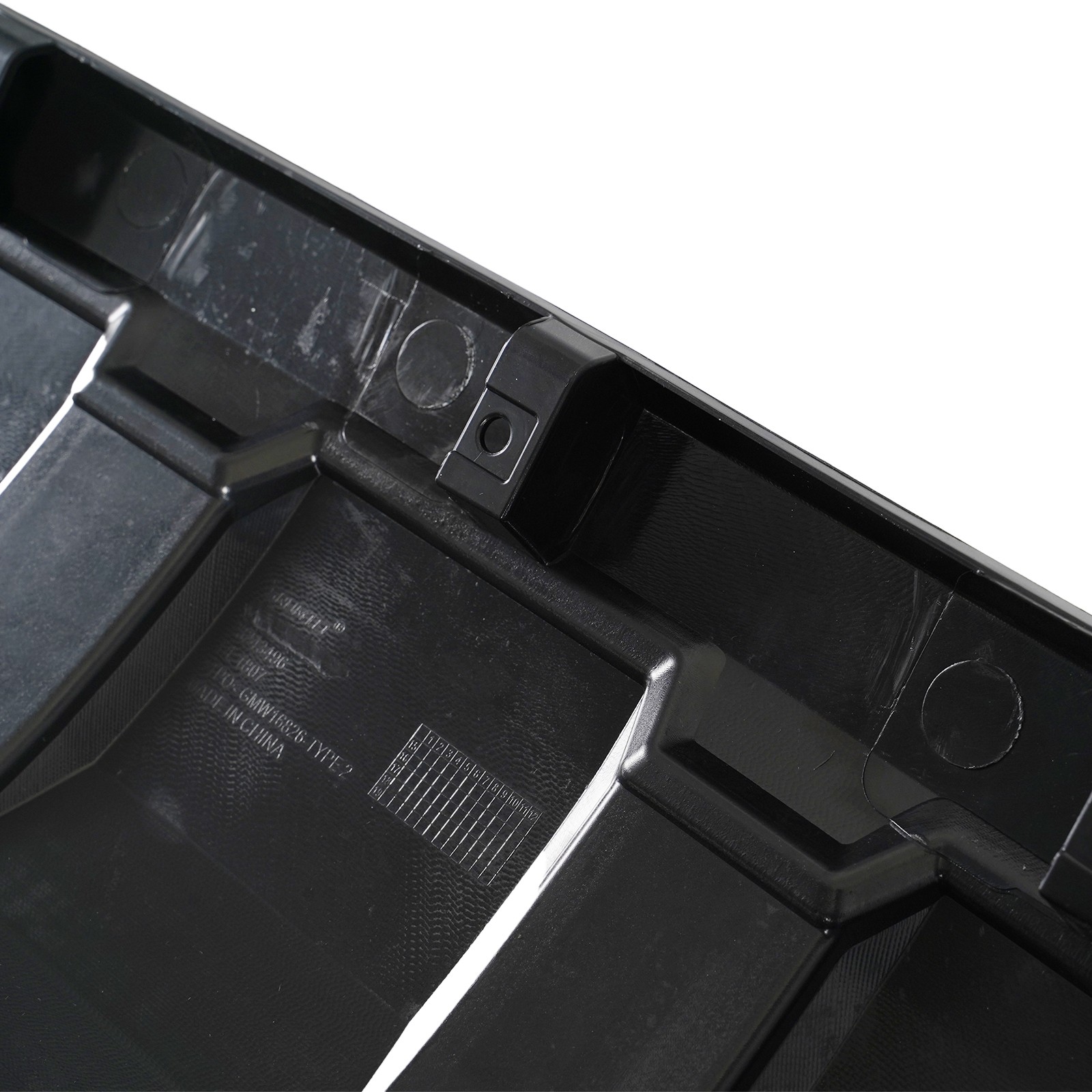 2016-2018 GMC Sierra 1500 Front Bumper Skid Plate & Deflector Molding Trim Black