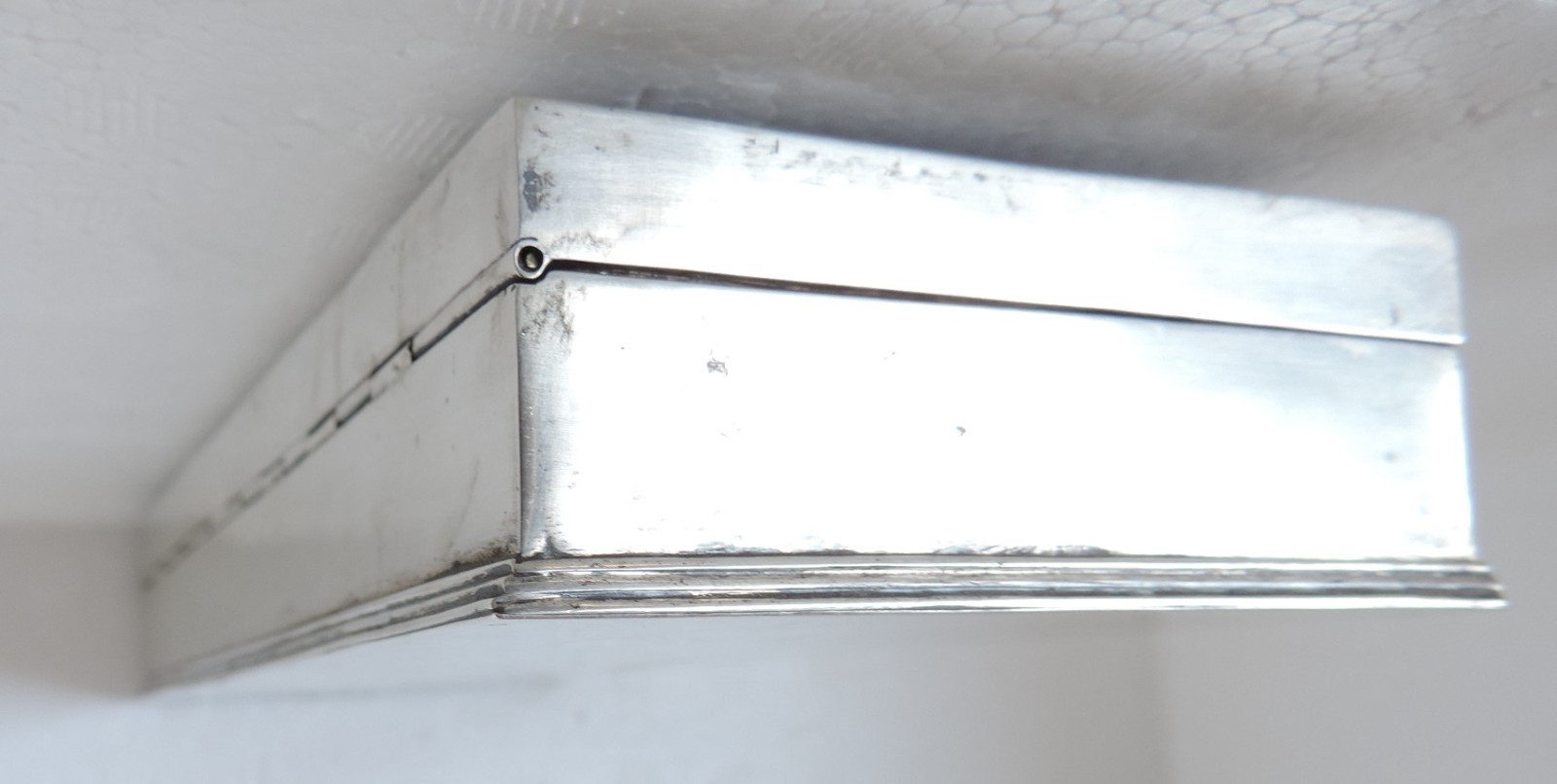 20th Century Thai Siam Sterling Silver & Niello Garuda Box, Bangkok, c.1940 503g