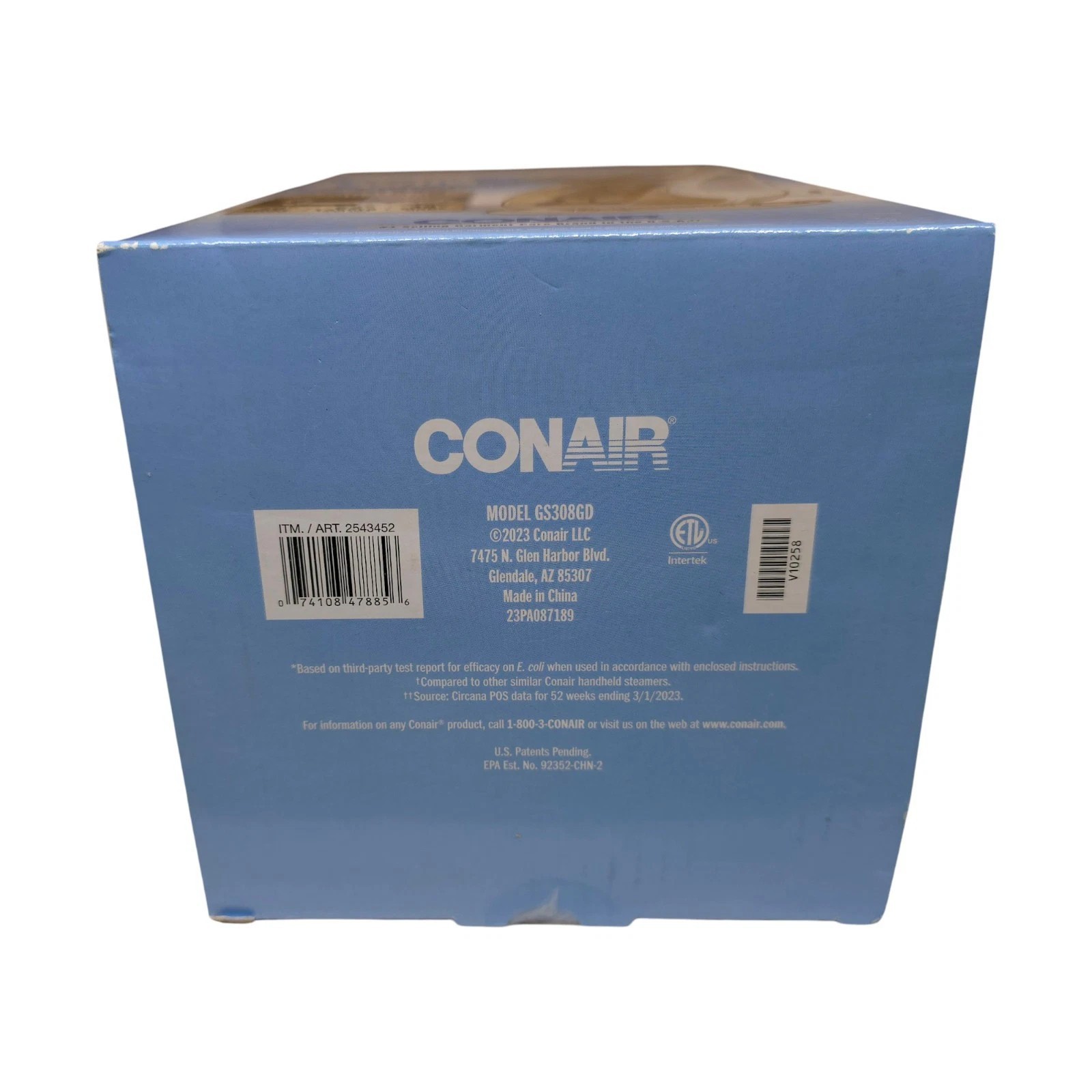 Conair Turbo ExtremeSteam 2-in-1 Steamer & Iron GS308GD – 1875W