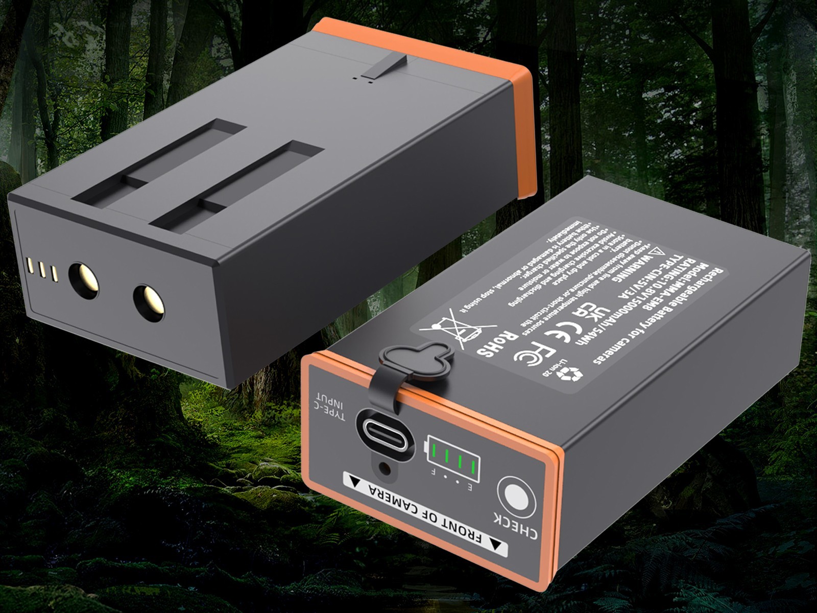 2 Packs Moultrie Power Mag MMA-EM8 5000Ah Battery For Edge Cellular Trai Camera