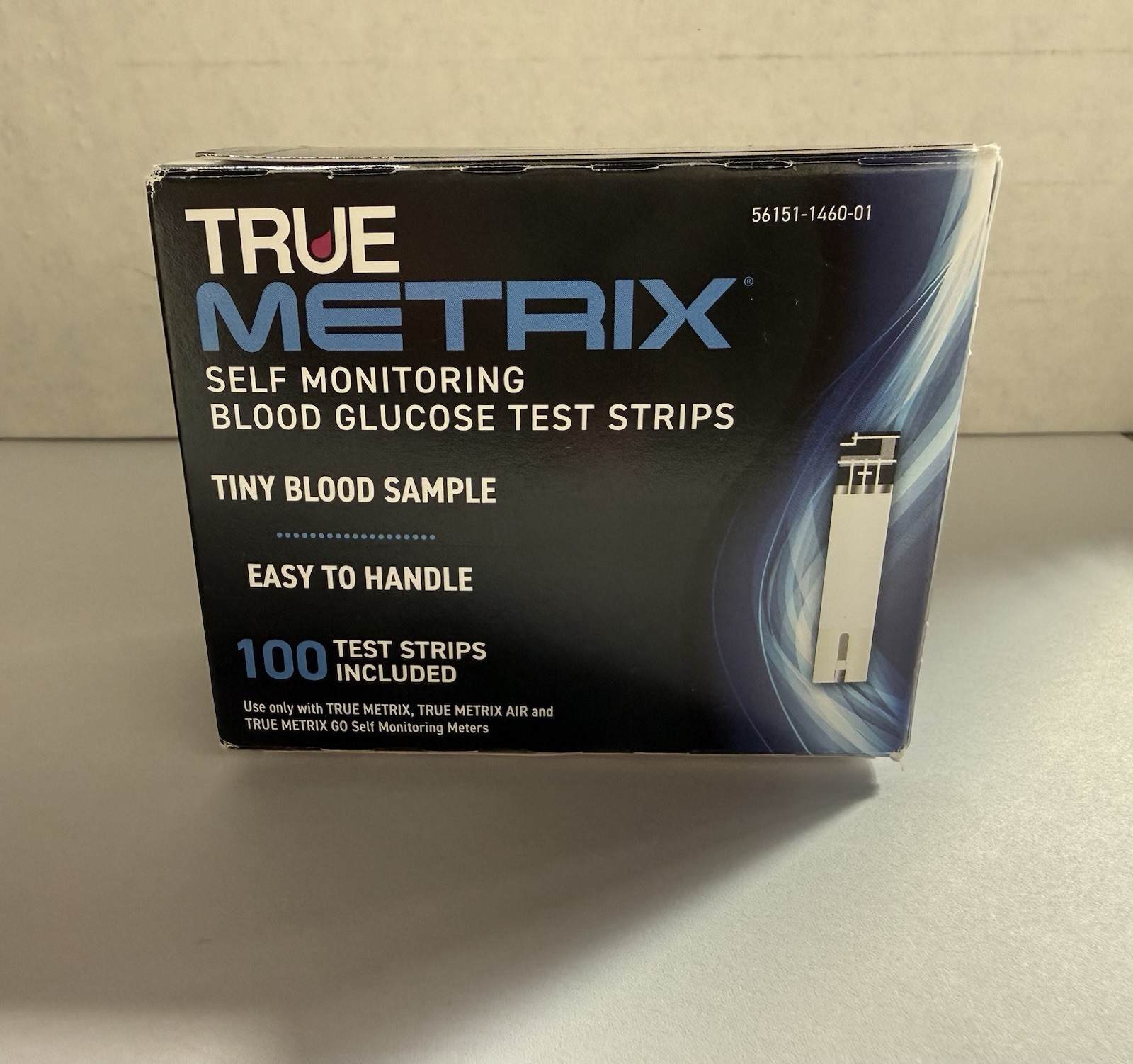 True Metrix Blood Glucose Test Strips 100Ct, Exp 7/2026+ FREE SHIPPING