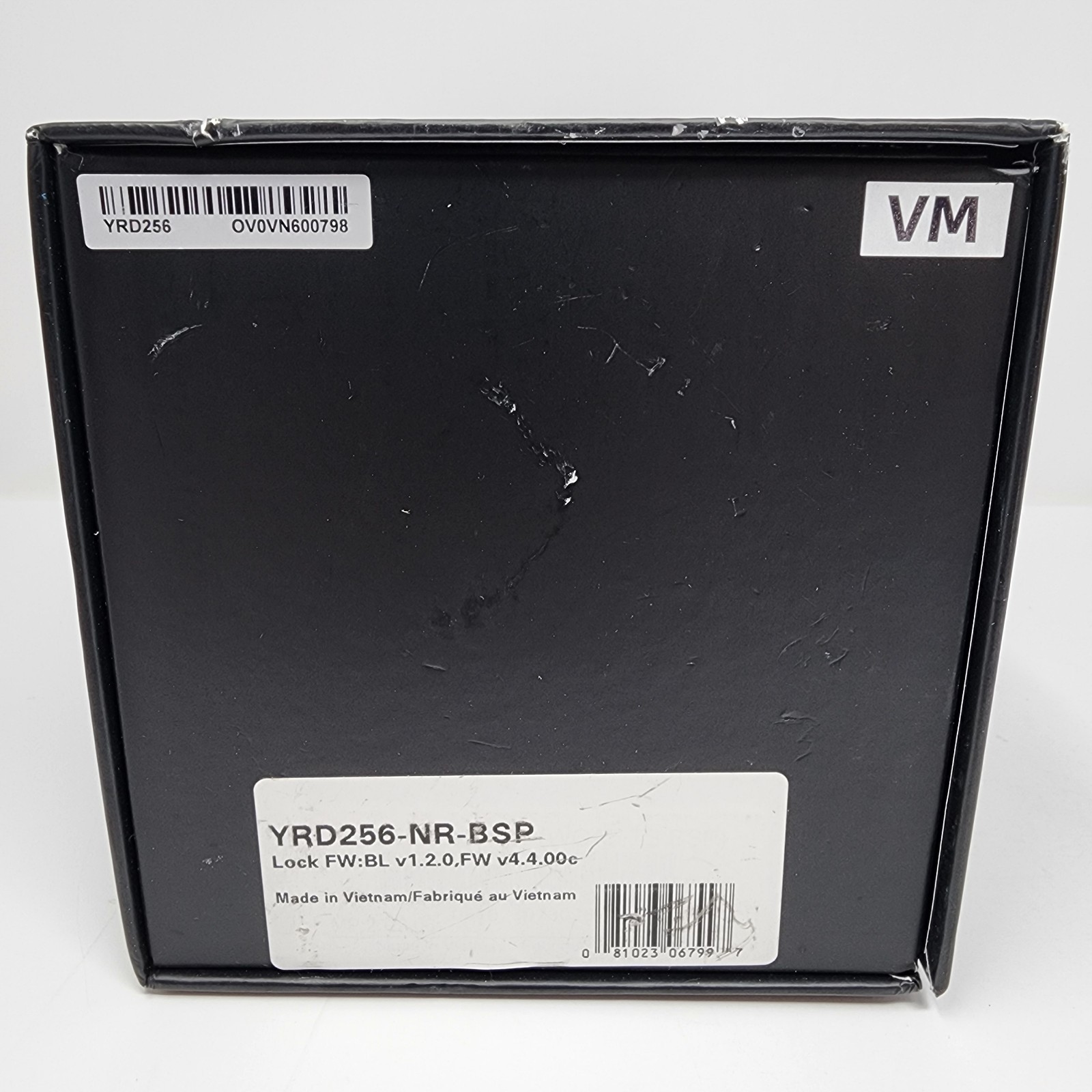 Yale Assure Lock SL YRD256-NR-BSP Touchscreen Keyless Deadbolt Black Standalone