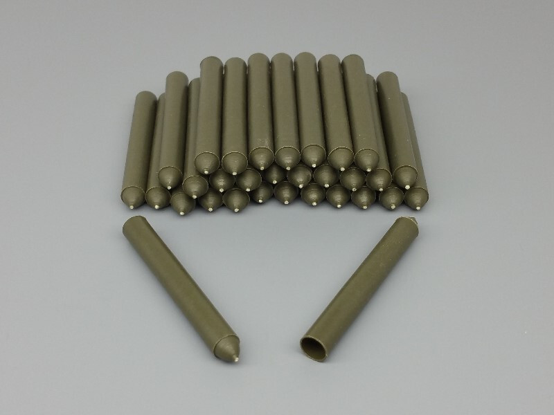 127pc Fireworks Saturn Missile Tubes 58mm Long x 6.9mm ID (8.1mm OD)