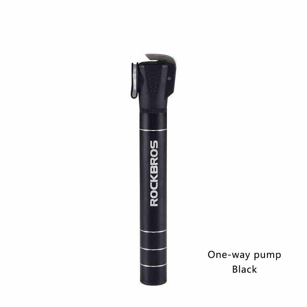 ROCKBROS Bicycle Mini Portable Light Alu Alloy Air Pump One-way Bike Pump FV/AV