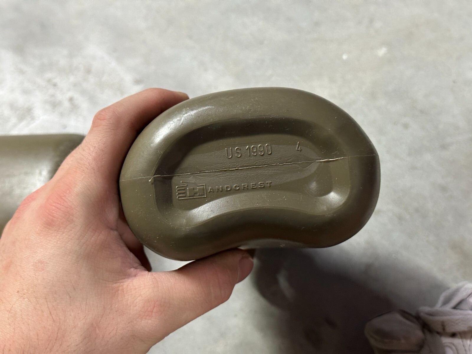 US Military 1 Quart Canteen OD Green Hard Plastic 1QT ALICE Cap Army Field Gear