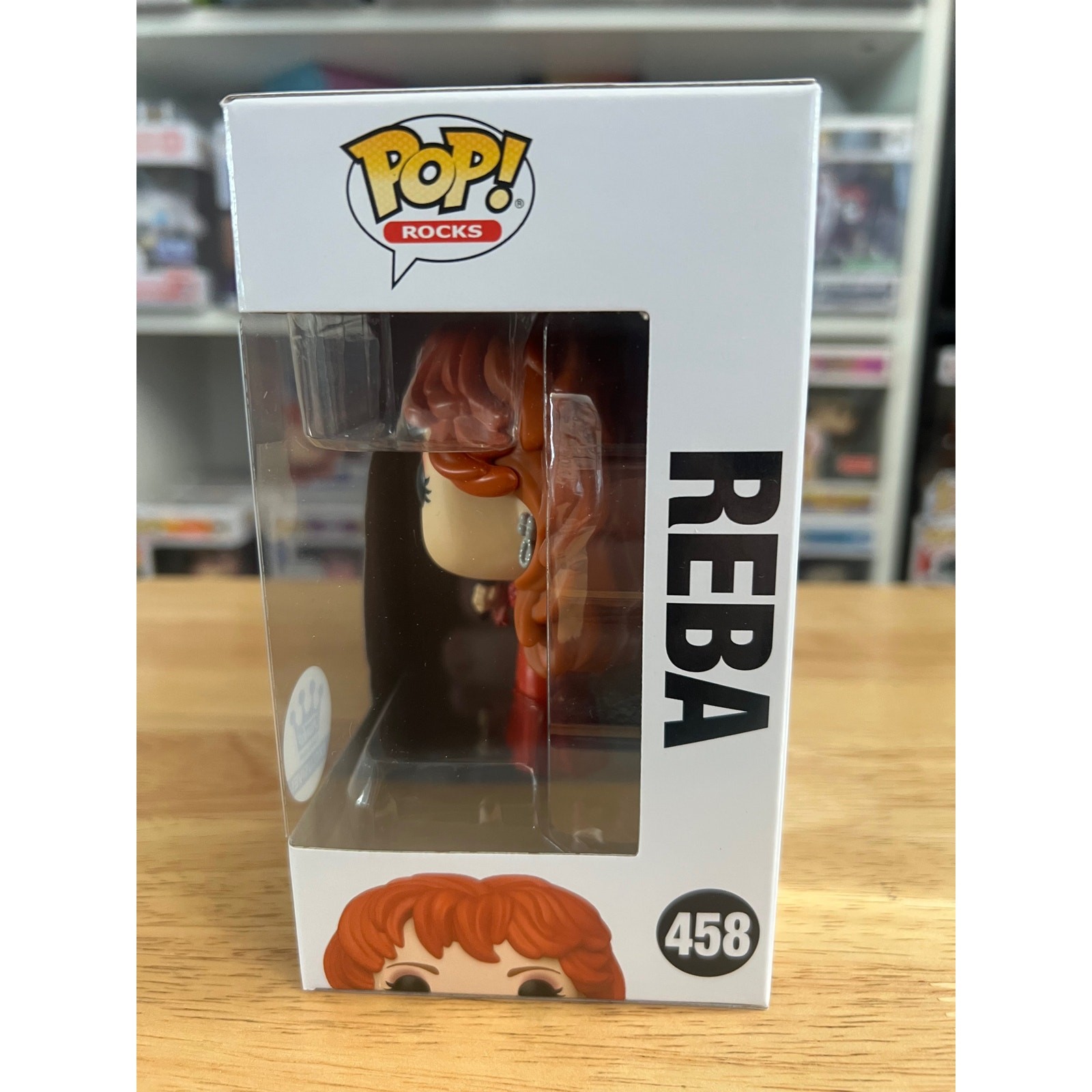 EXCLUSIVE Reba McEntire Country Music Awards Funko Pop #458 Rocks CMA Red Dress