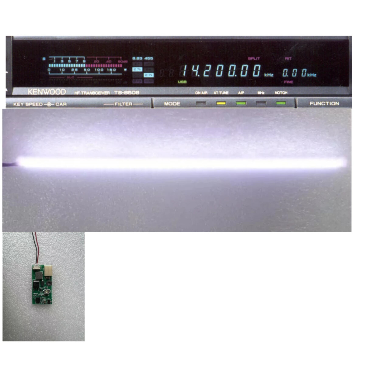 KENWOOD TS-850 LCD BACKLIGHT REPLACEMENT(DRIVER BOARD INCLUDED)