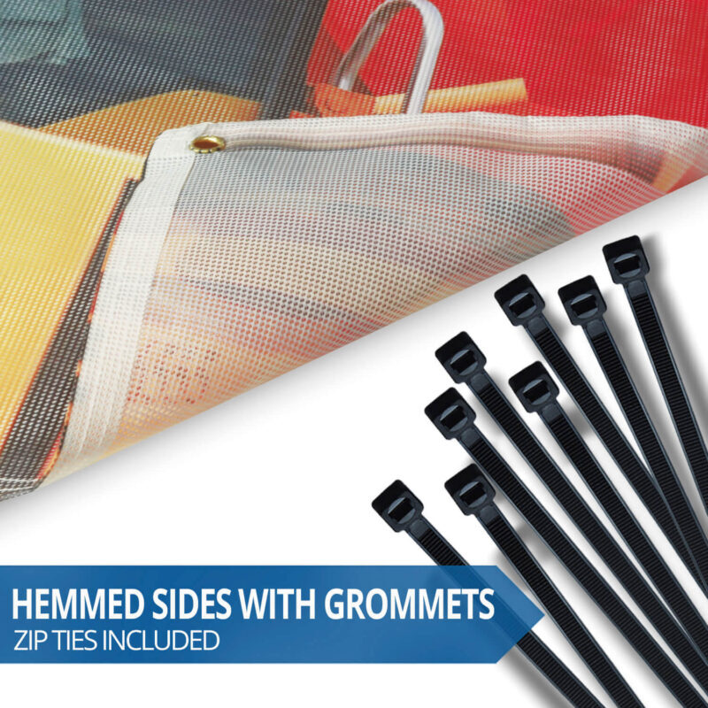 Anley Custom Mesh Banners Personalized Banner Print Your Own Logo Image