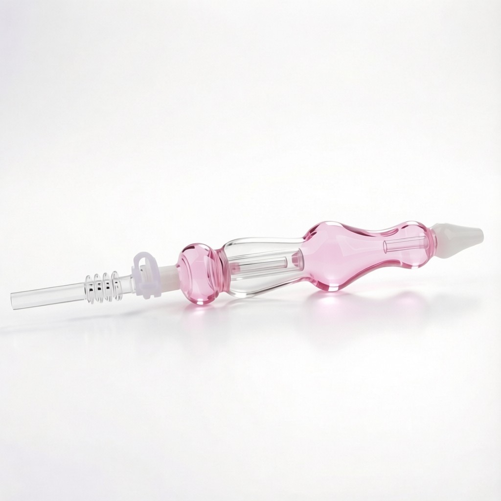 Spill-proof Glass Smoking Pipes 10mm quartz Kit Glass Water Pipe Calabash Style