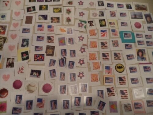100 GENUINE FOREVER $73 US POSTAGE STAMPS NOT USED AS INTENDED PURPOSE ON PAPER