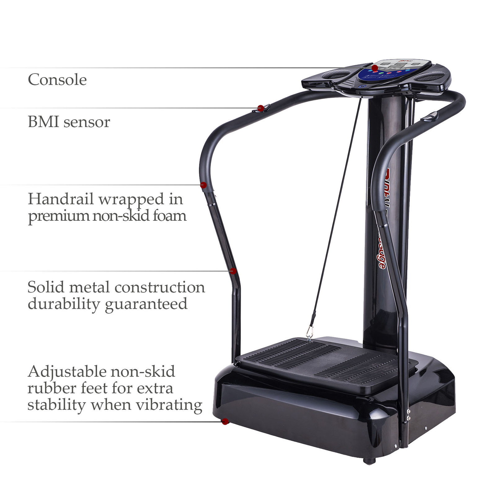 🔥Secondhand Fitness Whole Body Vibration Plate Trainer Machine 2000W HomeSports