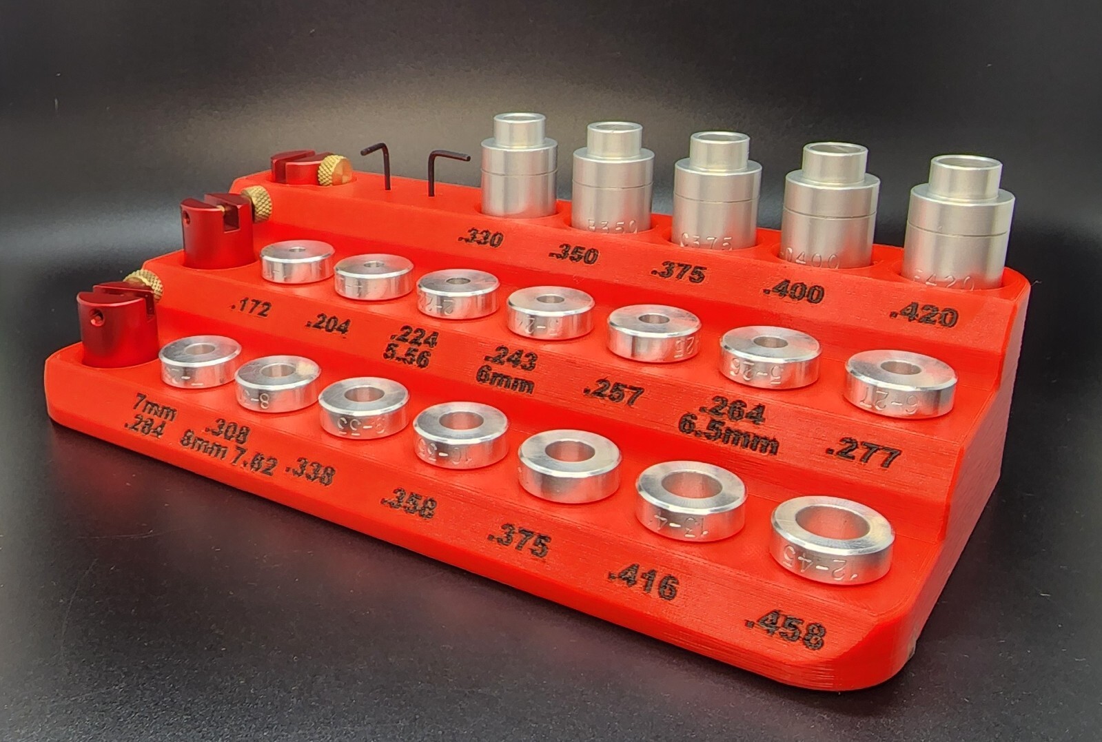 Hornady Bullet Comparator Anvil Headspace Storage Table Stand Organizer RMD3D