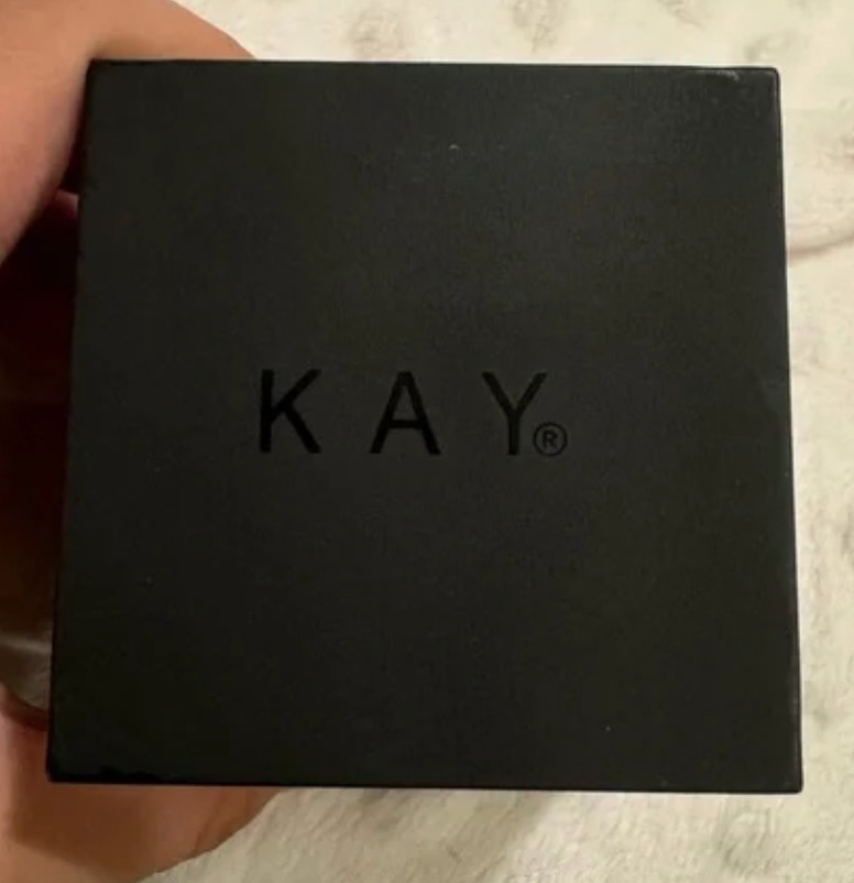 Kay 'Adore' Diamond Engagement Ring 1/2 Ct Tw Round-cut 10k White Gold Size 6