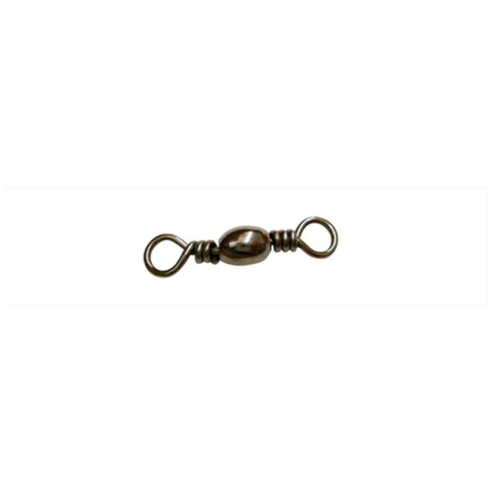 2 Packs Eagle Claw Barrel Swivels 20 Per Pack Size 10 Black 01022-010