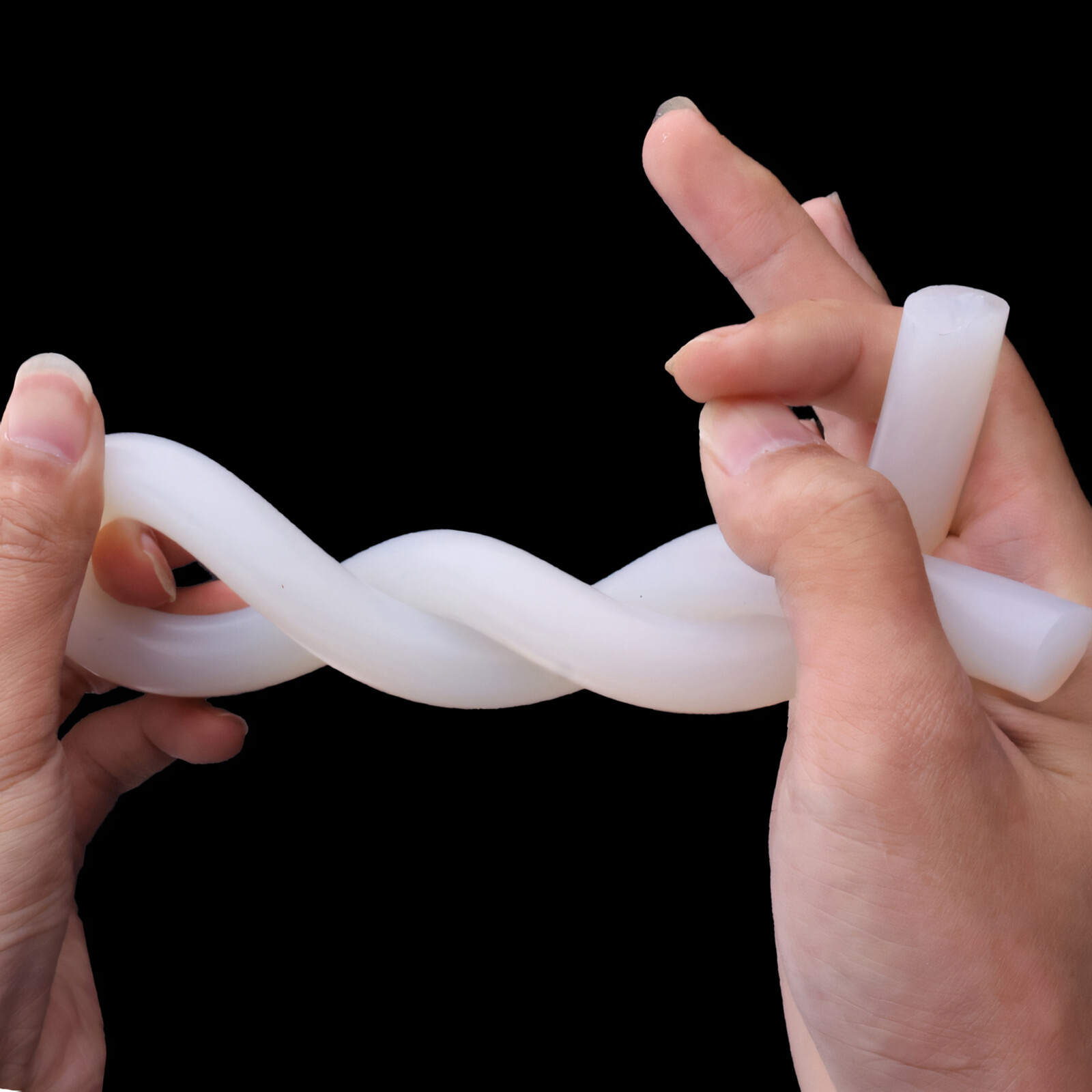 Silicone Rubber Cord White Round Strip Solid Rubber Strip Sealing Strip 1MM-30MM