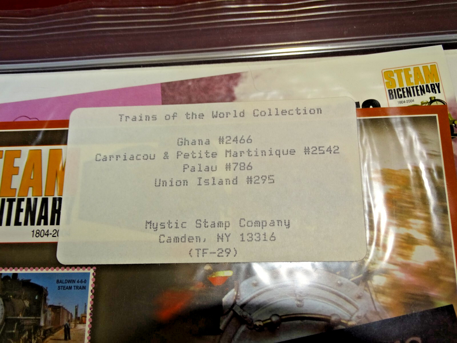 Trains of the World Stamp Collection Four(4) Sets Mystic Stamp "Mint"