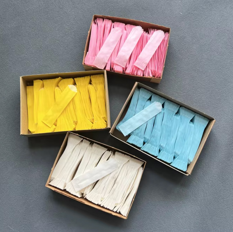 Premium 24mm Skinny Vellum Glassine Stamp Wax Paper Bags