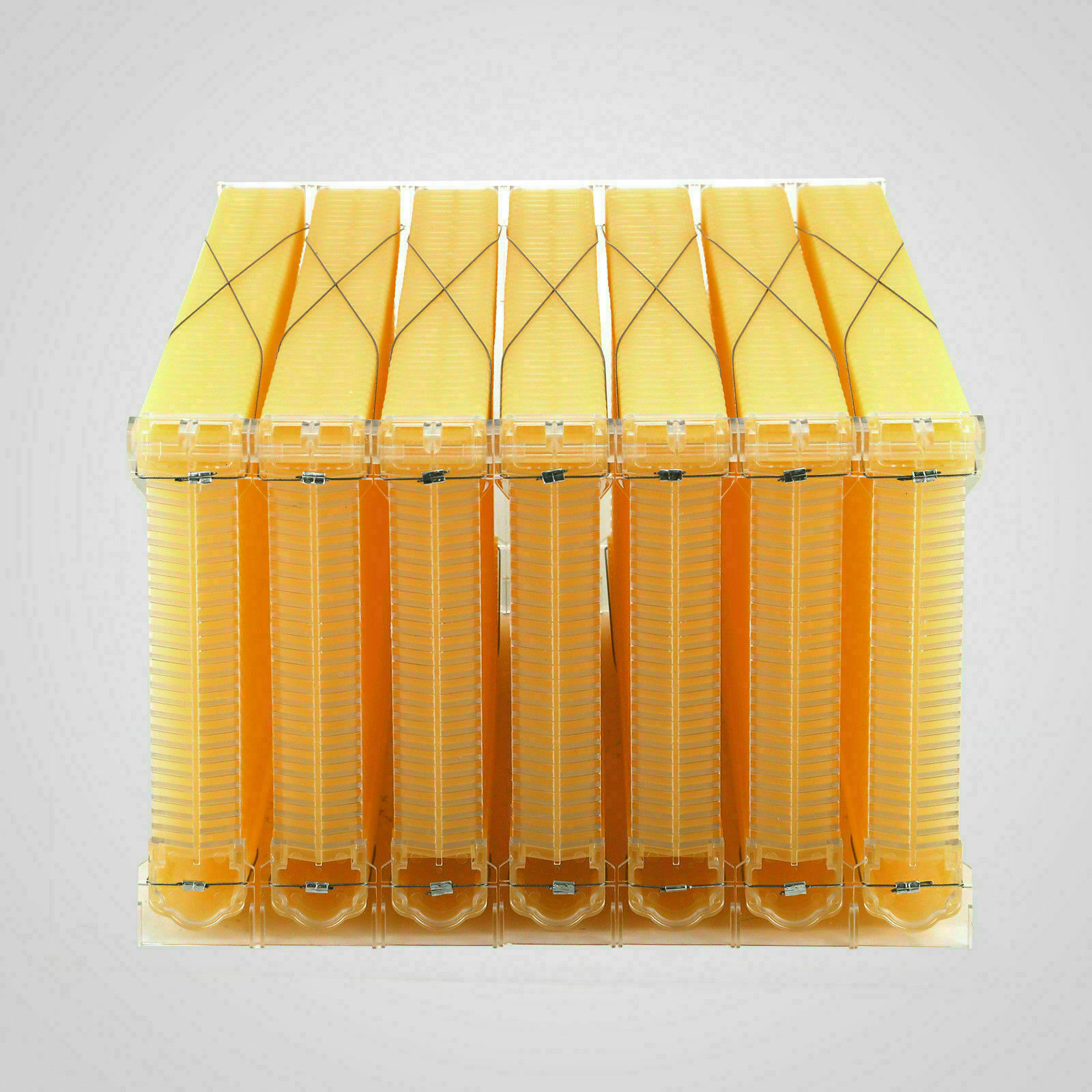 7Pcs Auto Seeping Honey Hive Beehive Frames + Beekeeping Wooden Cedarwood House