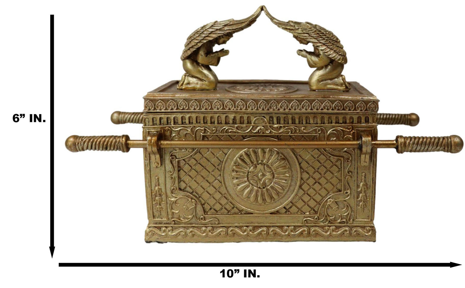 The Ark of the Covenant Box Model Collectible Golden Ark of Testimony