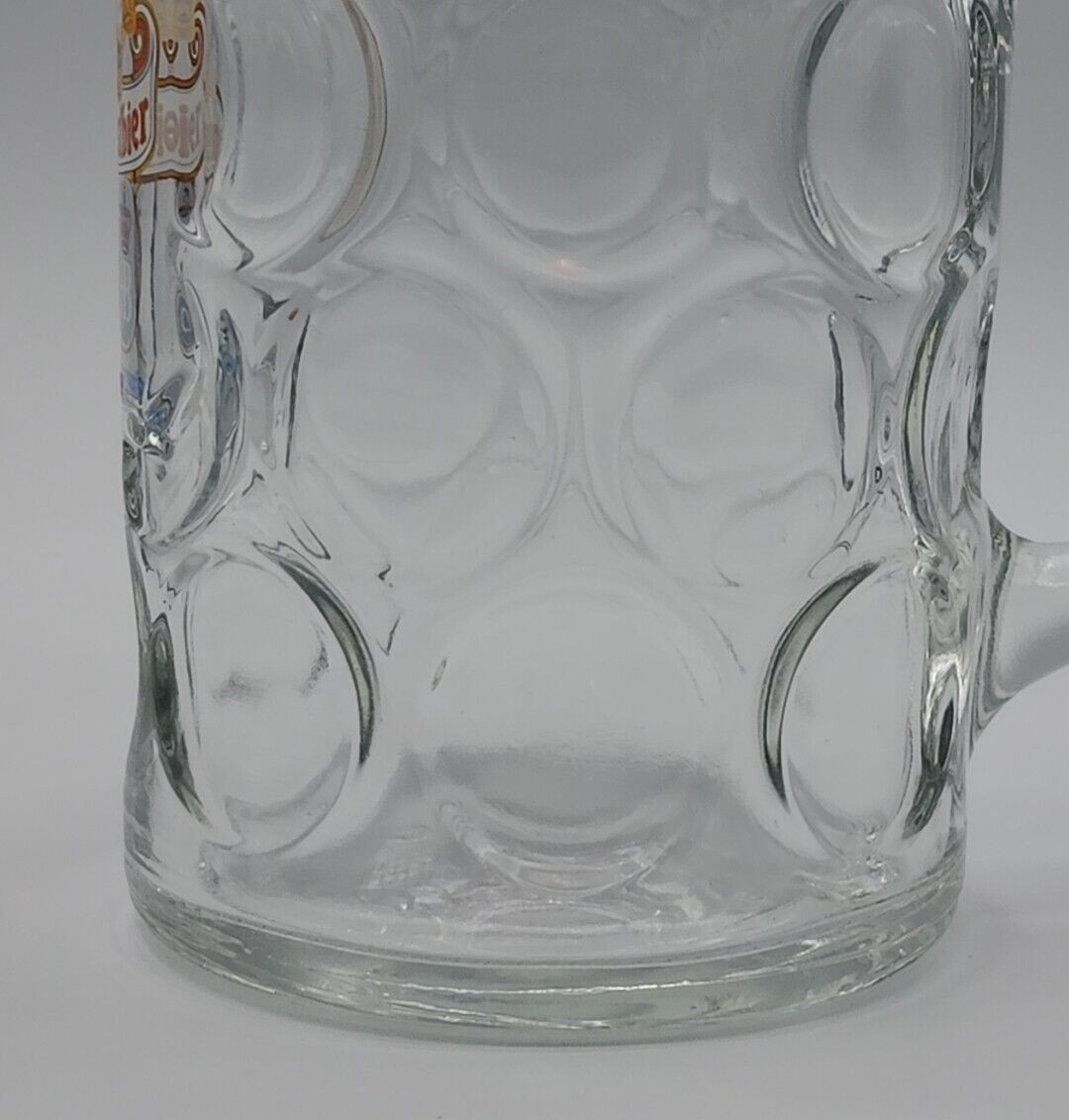 German Beer Stein Oktoberfest Bier Girl Carrying Steins Mugs 1 Liter