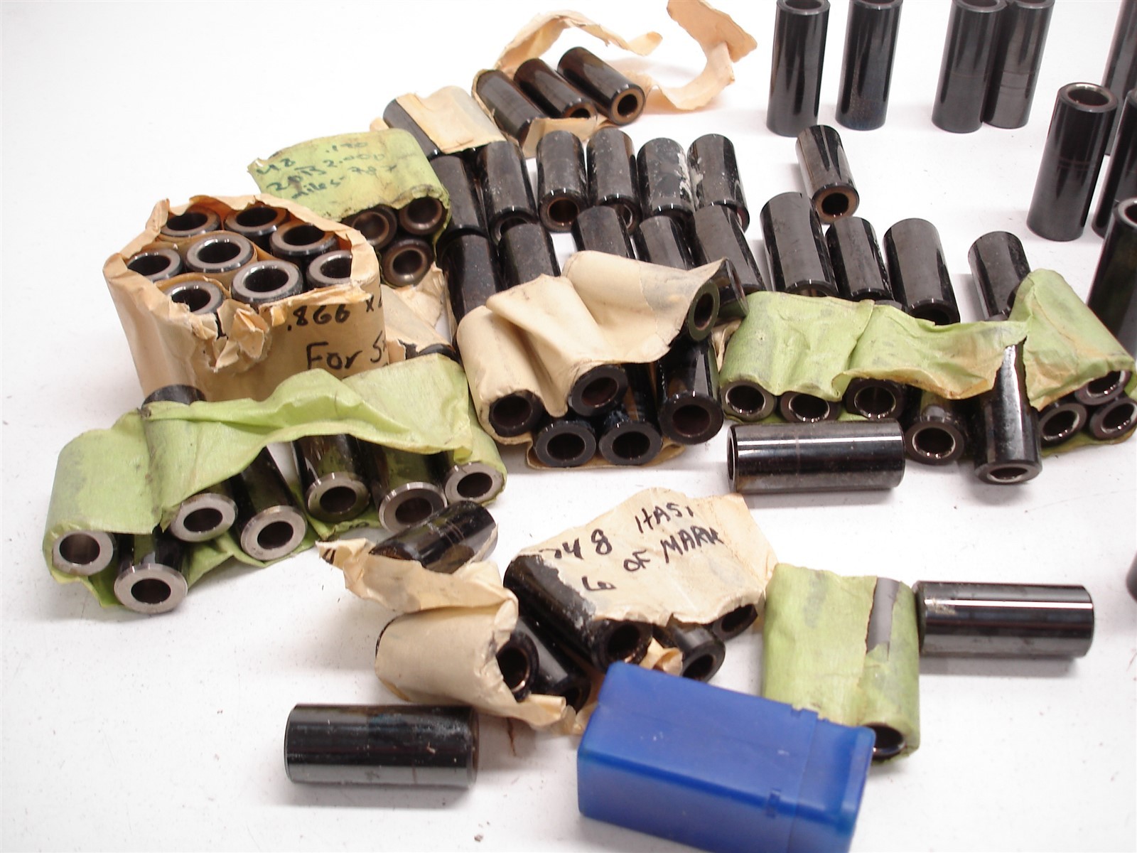 BULK 138pcs ASSORTED NASCAR CASIDIAM DLC COATED WRIST PINS .709 .787 .866" .927"