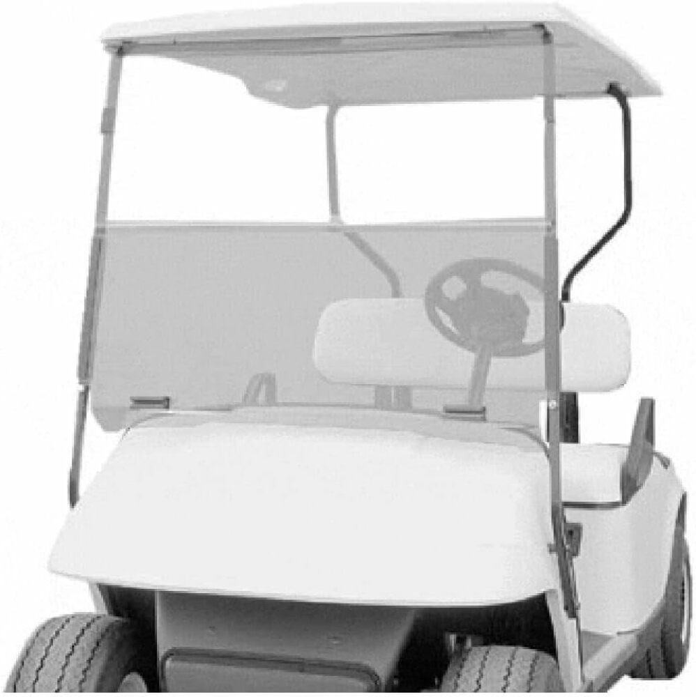 Clear Fold Down Golf Cart Windshield for EZGO ST Sport 2+2 Made in the USA