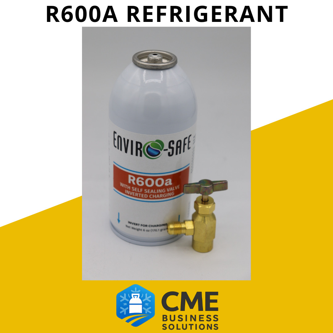 Enviro-Safe R-600a Refrigerant with 7/16" Self Sealing K28 6 oz, 1 can/tap