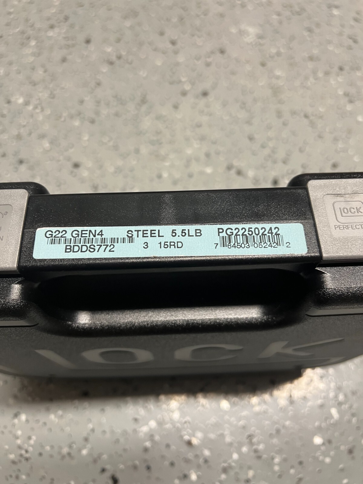 OEM Glock Pistol Case Eggshell Foam w/ Gun Lock 17 19 20 21 22 23 26 27 - NEW