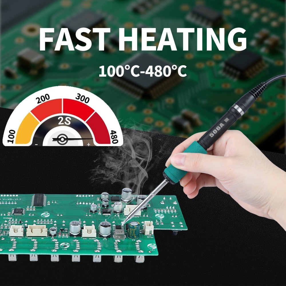 775W T12 Soldering Station Digital Hot Air Rework Station Heating with Lamp