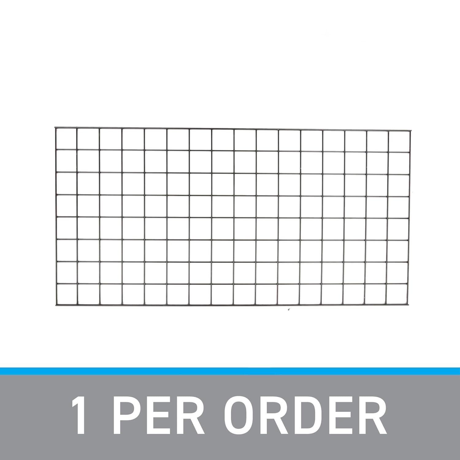 Wire Grid Panel 2' x 4' Black Display Craft Wire Grid Storage Retail