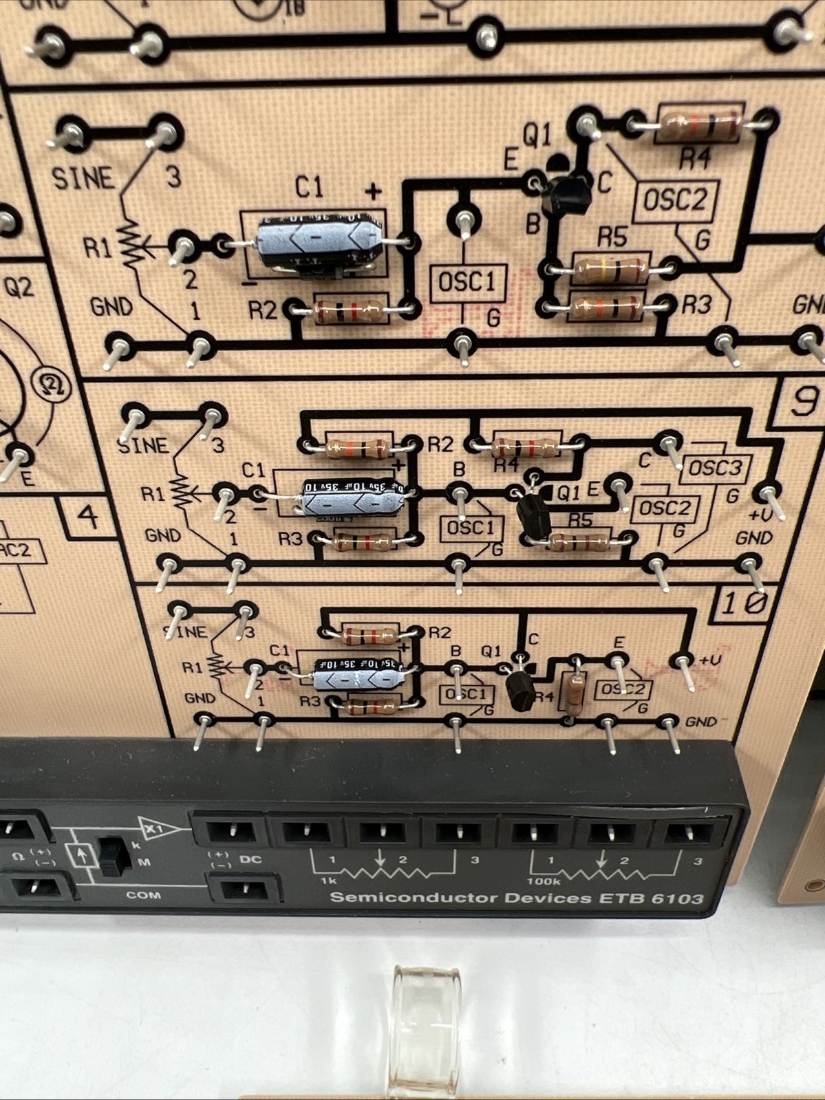HeathKit ETB-6103 Semiconductors Course 3 Circuit boards w/Case